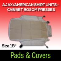 AJAX/AMERICAN SHIRT UNITS - Cabinet Bosom Presses (Size 18")